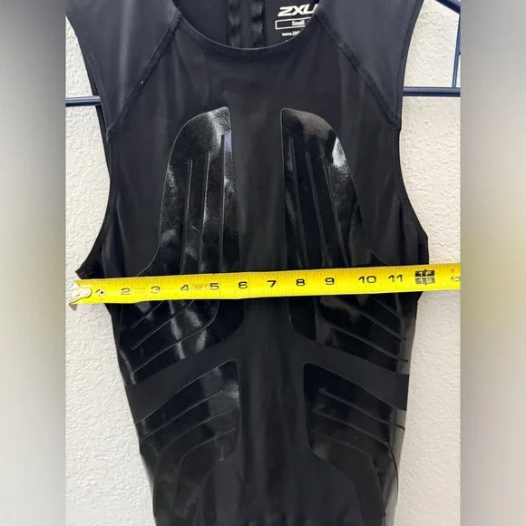 2XU Women/Junior TriSuit Active Front Zip Triathlon Black Sleeveless Skinsuit S - Picture 8 of 10